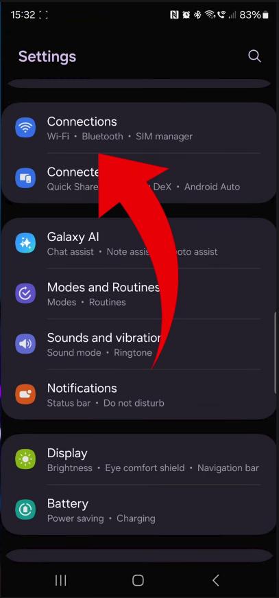 Pilih Connections